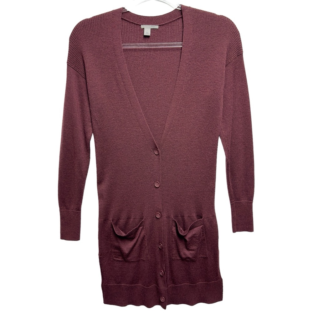 Merino Wool Knit Sweater Duster Longline Cardigan Jacket Coat Lagenlook Layering